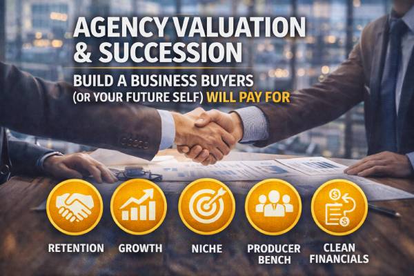 Agency Valuation & Succession: Build a Business Buyers (or Your Future Self) Will Pay For