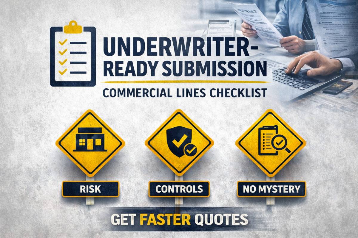 The Underwriter-Ready Submission: A Commercial Lines Checklist That Gets Faster Quotes