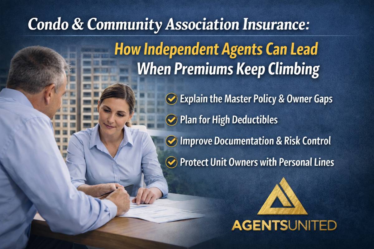 Condo & Community Association Insurance in 2026: How Independent Agents Can Lead When Premiums Keep Climbing