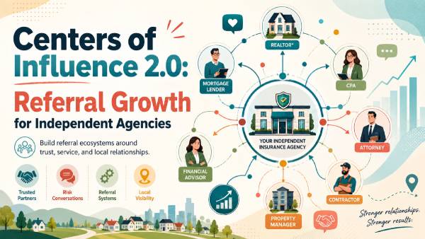 Centers of Influence 2.0: Referral Growth for Independent Agencies